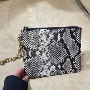 ALDO Snake Print Wristlet